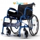 SOMA CHM 100 สีน้ำเงิน ที่นั่งกว้าง 18 นิ้ว ล้อใหญ่ รถนน. 14.3กก. รถเข็นผู้ป่วย Wheelchair CHM-100 Champion 100 BLUE